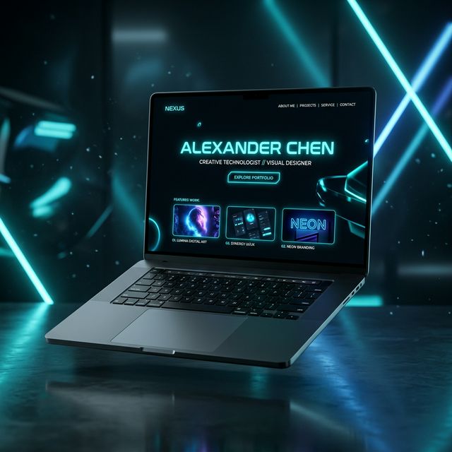 Portfolio Website Mockup